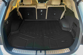 SMARTLINER Custom Fit All Weather Black Cargo Trunk Liner Mat Compatible With 2021-2024 Genesis GV80 (SD0549)