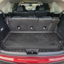 Load image into Gallery viewer, SMARTLINER All Weather Custom Fit Cargo Trunk Liner Floor Mat Behind 3rd Row Black Compatible With 2019-2023 Subaru Ascent with Subwoofer (SE0377)