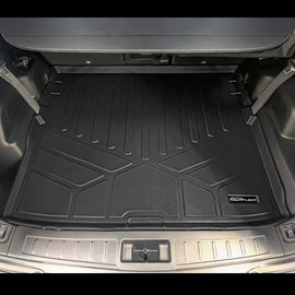 SMARTLINER Custom Fit All Weather Protection Black Cargo Liner behind the 2nd Row Seats Compatible With 2023-2025 Mitsubishi Outlander PHEV (SD0733)