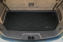 Load image into Gallery viewer, SMARTLINER Custom Floor Mats 2 Rows and Cargo Liner Behind 3rd Row Set Black Compatible With Traverse / Enclave with 2nd Row Bench Seat (SA0043/B0043/D0044)