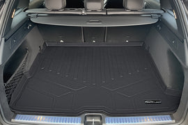 SMARTLINER Cargo Trunk Liner Floor Mat Behind 2nd Row Black Compatible With 2016-2021 Mercedes-Benz GLC (SD0261)