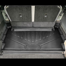 Load image into Gallery viewer, SMARTLINER All Weather Custom Fit Black Cargo Liner Behind the 3rd Row Compatible With 2022-2024 Rivian R1S SUV (SE0698)