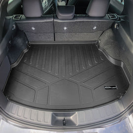 SMARTLINER All Weather Custom Fit Black Cargo Floor Mat Liner Compatible With 2019-2023 Lexus UX Hybrid (SD0656)