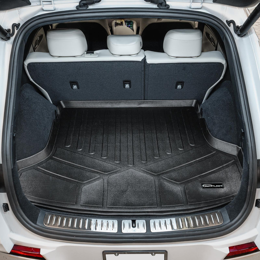 SMARTLINER All Weather Custom Fit Cargo Trunk Liner Floor Mat Black Compatible With 2022-2025 Genesis GV70 (SD0630)