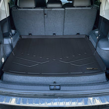 Load image into Gallery viewer, SMARTLINER Custom Fit Cargo Trunk Liner Floor Mat Behind 2nd Row Black Compatible With 2018-2021 Volkswagen Tiguan with 3rd Row Seats (SD0431)
