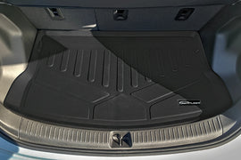 SMARTLINER All Weather Protection Custom Fit Black Cargo Liner Behind 2nd Row Compatible With 2020-2023 Tesla Model Y (SD0531)