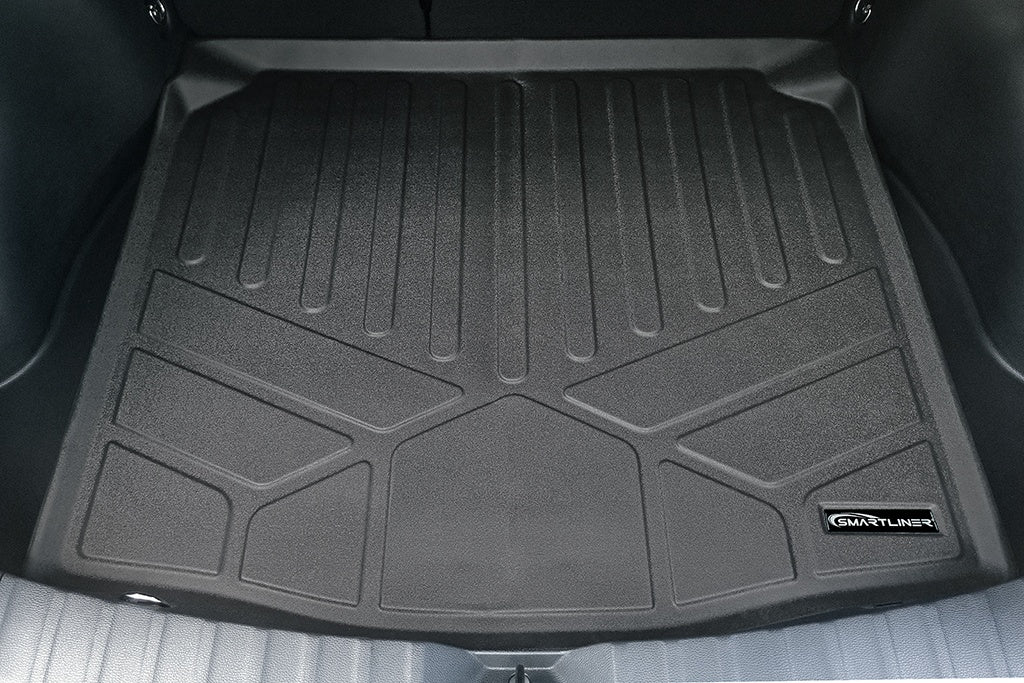 SMARTLINER All Weather Custom Fit Black Cargo Liner Mat Compatible With 2022-2023 Toyota Corolla Cross (SD0598)
