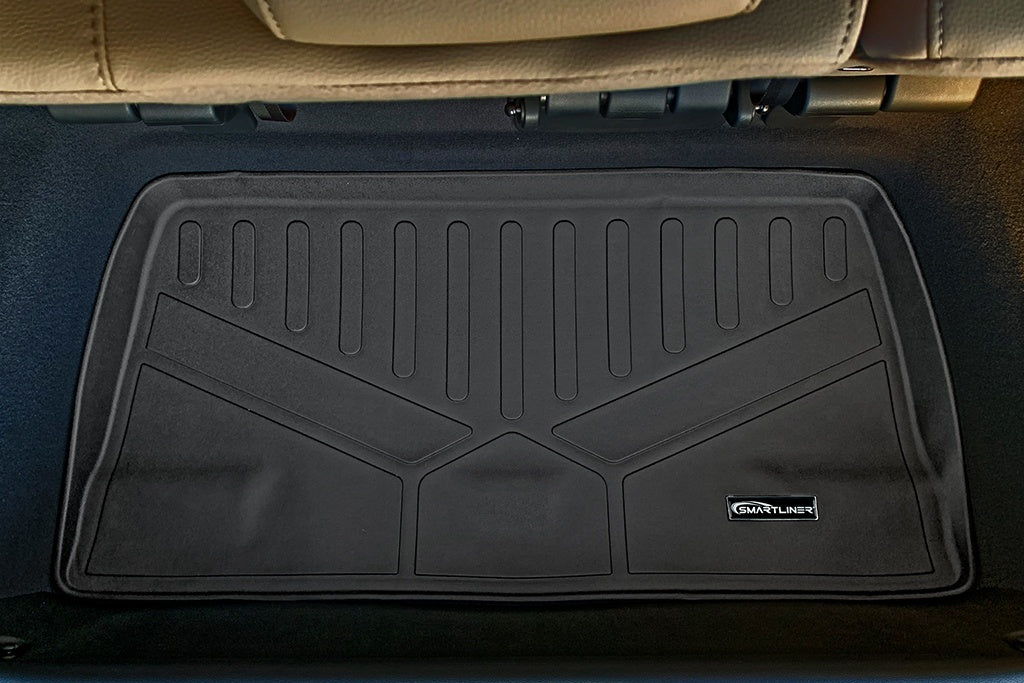 SMARTLINER Custom Fit Floor Mats 2 Rows and Cargo Liner Behind 3rd Row Set Black Compatible With 2018-2025 Honda Odyssey (SA0325/B0325/E0325)