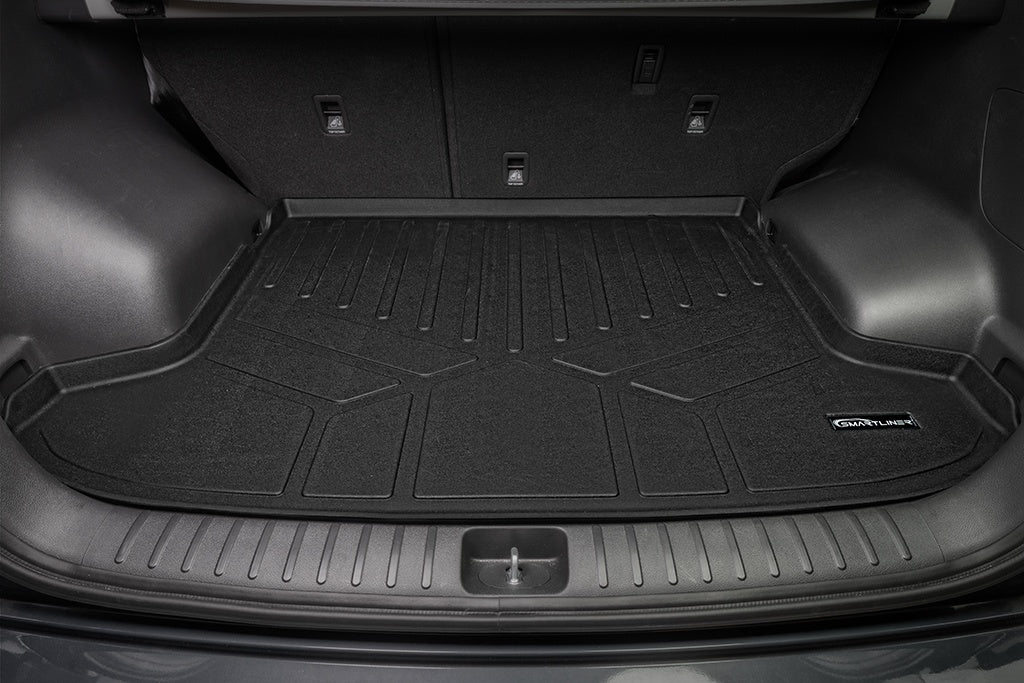 SMARTLINER Custom Fit Floor Mats and Cargo Liner Behind 2nd Row Compatible With 2019-2021 Hyundai Tucson (SA0244/B0206/D0528)