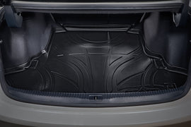 SMARTLINER All Weather Custom Fit Cargo Trunk Liner Floor Mat Black Compatible With 2014-2021 Lexus IS Sedan Rear Wheel Drive Only (SD0138)