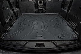 SMARTLINER Cargo Trunk Liner Floor Mat Behind 2nd Row Black Compatible With 2007-2016 GMC Acadia / 2017 Acadia Limited (SD0162)