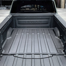 Load image into Gallery viewer, SMARTLINER Custom Fit All Weather Black 2 Row Floor Mat Liner Set and Rugged Rubber Truck Bed Mat Compatible With 2022-2023 Rivian R1T (SA0615/B0615/K0615)