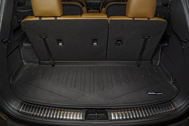 SMARTLINER All Weather Custom Fit Black Cargo Liner Behind the 3rd Row Compatible With 2020-2023 Kia Telluride (SE0417)