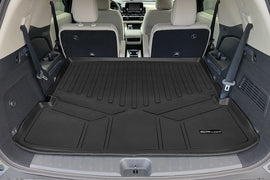 SMARTLINER All Weather Custom Fit Cargo Liner Mat Behind 2nd Row Black Compatible With 2022-2023 Nissan Pathfinder (SD0567)