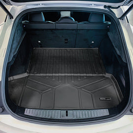 SMARTLINER All Weather Protection Custom Fit Black Cargo Liner Behind the 2nd Row Compatible With 2020-2023 Tesla Model S (SD0729)