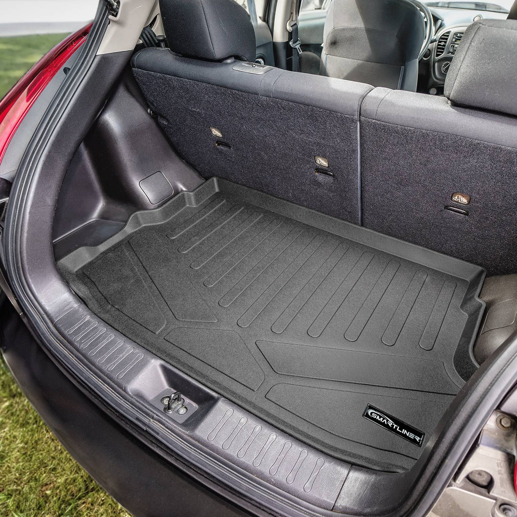 SMARTLINER Custom Fit All Weather Protection Black Cargo Liner behind the 2nd Row Seats Compatible With 2011-2017 Nissan Juke (SD0432)