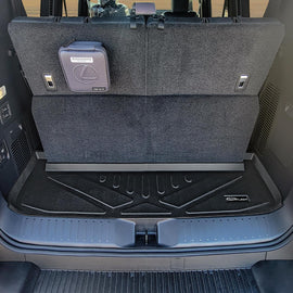 SMARTLINER All Weather Custom Fit Black Cargo Liner Mat Behind the 3rd Row Compatible With 2022-2023 Lexus LX 600 (SE0632)