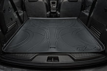 Load image into Gallery viewer, SMARTLINER Floor Mats 2 Rows and Cargo Liner Behind 2nd Row Set Black Compatible With GMC Acadia/Saturn Outlook with 2nd Row Bench Seat (SA0043/B0043/D0162)
