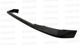 Seibon OEM-style carbon fiber front lip for 2008-2012 Mitsubishi Lancer EVO X (FL0809MITEVOX-OE)