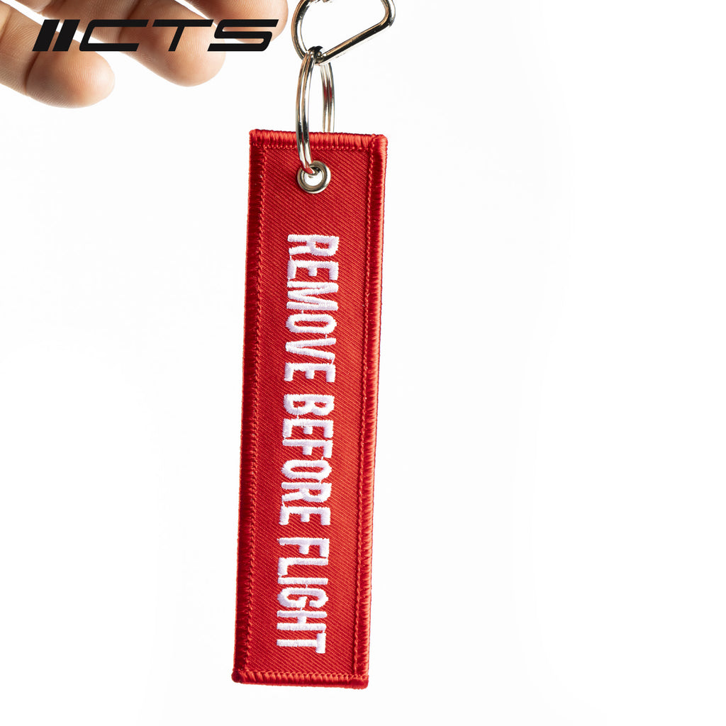 CTS Turbo Flight Tag - "Remove Before Flight" - Red (CTS-TAG-FLIGHT-RED)
