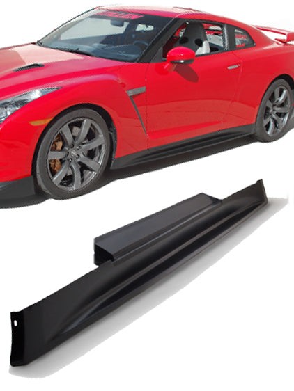 Nissan GT-R R35 Aero Side Skirts Polyurethane For 09-15 Nissan GT-R Stillen