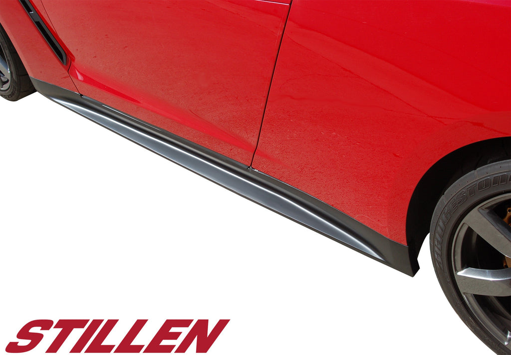 Nissan GT-R R35 Aero Side Skirts Polyurethane For 09-15 Nissan GT-R Stillen