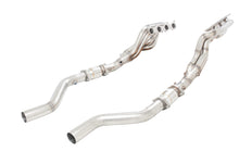 Load image into Gallery viewer, XFORCE Ford Mustang GT 2018- (Euro emissions spec) Stainless Steel 1" 7/8 Header kit with High Flow Metallic Cats (2 bolt outlet flange) (H2-FM19-KITB)