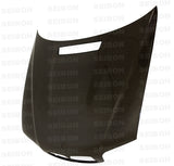 Seibon OEM-style carbon fiber hood for 2001-2005 BMW E46 M3 (HD0105BMWE46M3-OE)