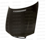 Seibon OEM-style carbon fiber hood for 2002-2005 BMW E46 2DR, LCI (HD0205BMWE462D-OE)