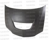 Seibon OEM-style DRY CARBON hood for 2003-2007 Mitsubishi Lancer EVO (HD0305MITEVO8-OE-DRY)