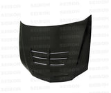 Seibon TSII-style carbon fiber hood for 2003-2007 Mitsubishi Lancer EVO (HD0305MITEVO8-TSII)