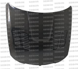 Seibon GTR-style carbon fiber hood for 2005-2008 BMW E90 4DR (HD0507BMWE90-GTR)