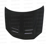 Seibon DV-style carbon fiber hood for 2006-2009 VW Golf GTI (Shaved) (HD0607VWGTIB-DV)