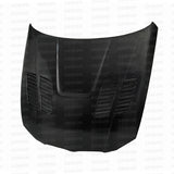 Seibon GTR-style carbon fiber hood for 2007-2010 BMW E92 2DR, pre LCI (HD0708BMWE922D-GTR)