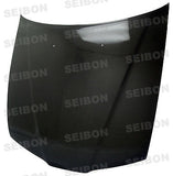 Seibon OEM-style carbon fiber hood for 1992-1996 Honda Prelude (HD9296HDPR-OE)