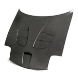 Seibon ST-style carbon fiber hood for 1993-2002 Mazda RX-7 (HD9396MZRX7-ST)