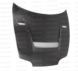 Seibon KB-style carbon fiber hood for 1993-1998 Toyota Supra (HD9398TYSUP-KB)