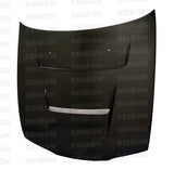 Seibon DV-style carbon fiber hood for 1995-1996 Nissan 240SX (HD9596NS240-DV)