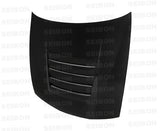 Seibon TR-style carbon fiber hood for 1997-1998 Nissan 240SX (HD9798NS240-TR)