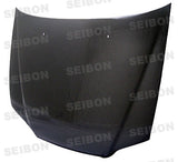 Seibon OEM-style carbon fiber hood for 1998-2002 Honda Accord 2DR (HD9802HDAC2D-OE)