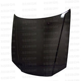 Seibon OEM-style carbon fiber hood for 1999-2001 Nissan Skyline R34 GT-R (HD9901NSR34-OE)