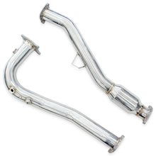 Load image into Gallery viewer, Invidia Front Pipe/J Pipe w/300 CPSI Cat - Subaru WRX VA 15-21 (Manual) (HS15SWMDOCBEA3)