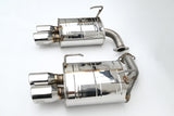 Invidia 22+ Subaru WRX Q300 3.5in. Rolled Dual Wall S.S Tip Axle-back Exhaust (HS22SW4AQ4RSL)