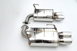Invidia 22+ Subaru WRX Q300 3.5in. Rolled Dual Wall S.S Tip Axle-back Exhaust (HS22SW4AQ4RSL)
