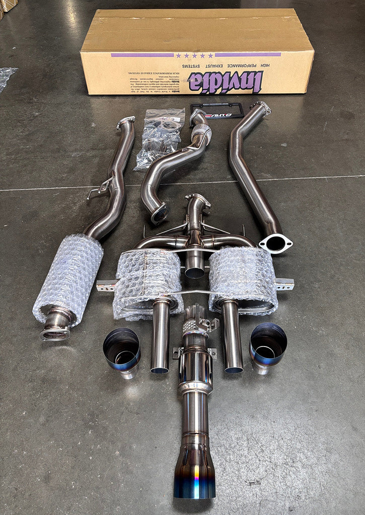 Invidia Acura Integra Type-S De5 Q300 Single Layer Ti -Tip (HS23AISFQ33STL)