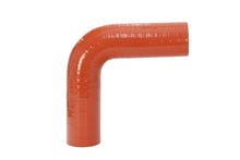 Load image into Gallery viewer, HPS Ultra High Temperature Resistant Silicone Elbow Coupler 90 Degree, 2&quot; ID, 5&quot; Legs Orange (HTSEC90-200-HOT)