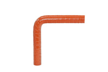 Load image into Gallery viewer, HPS Performance 4-Ply Ultra High Temp 90 Degree Silicone Elbow Coupler .87" ID, Orange (HTSEC90-087-HOT)