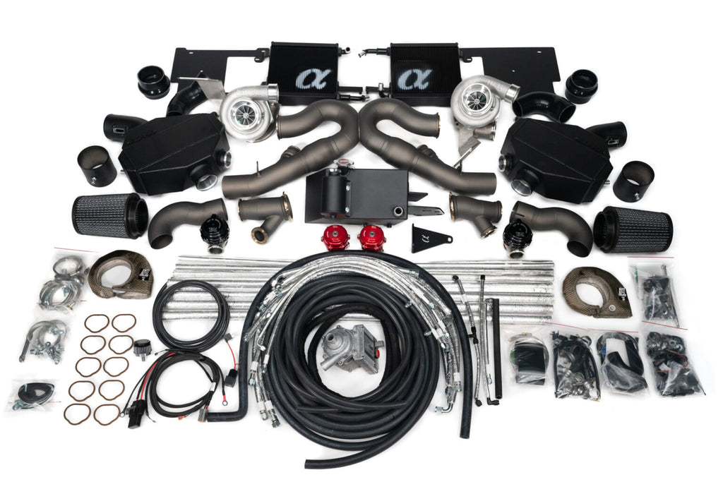 AMS Performance 2017-2019 Lamborghini Performante (Coupe or Spyder) ALPHA G35-1050 Twin Turbo Kit w/ Ice Tank Upgrade & Titanium Exhaust (ALP.34.14.0001-8)