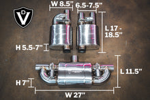 Load image into Gallery viewer, UNIVERSAL VALVED MUFFLER KIT