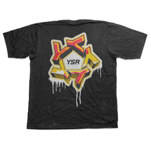 Load image into Gallery viewer, YSR USA Graffiti Black T-Shirt
